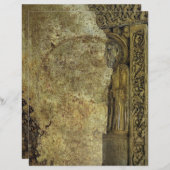 エイジドパーチメント効果アンティーク中世スタイル (正面/裏面)