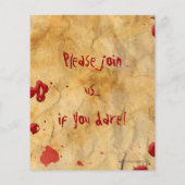 エイジドパーチメント血(ばちゃばちゃ)跳ねる幽霊のよく出るハウスフライヤー チラシ (裏面)