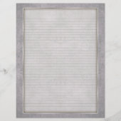 エイジドフレーム付きオプションのラインレターヘッド (正面)