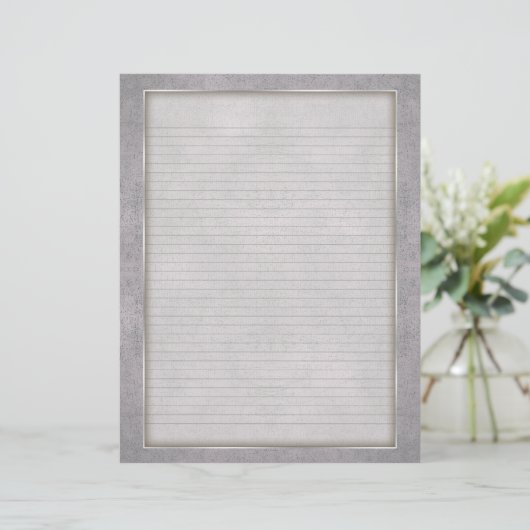 エイジドフレーム付きオプションのラインレターヘッド (スタンド正面)