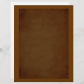 エイジドルックプレーン茶色のスクラップブック紙 (正面/裏面)