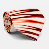 エイジド効果を持つ交差した赤茶色の曲線 ネクタイ (ロール)