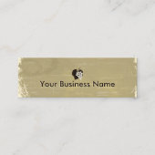 エイジド紙ブドウワイナリーミニ名刺 スキニー名刺 (正面)