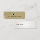 エイジド紙ブドウワイナリーミニ名刺 スキニー名刺 (正面/裏面)