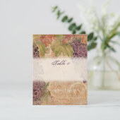 エイジド グレープ ヴィンヤード テーブル ナンバー カード (スタンド正面)