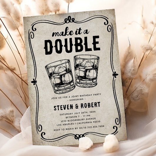 エイジド・トゥ・パーフェクトヴィンテージ合同誕生日パーティー 招待状