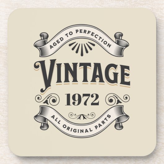 エイジド・トゥ・パーフェクト誕生日 コースター (正面)