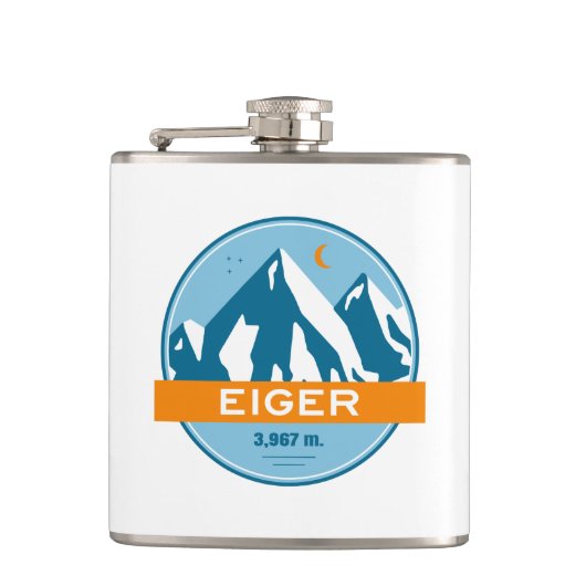 エイジャースイススターズムーン フラスク (正面)