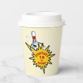 エイジレトロマスコットボーリング誕生日パーティー 紙コップ (裏面)