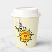 エイジレトロマスコットボーリング誕生日パーティー 紙コップ (正面)