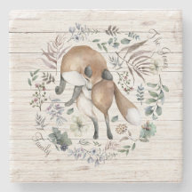 エイジングウッドモノグラム名フローラキツネ