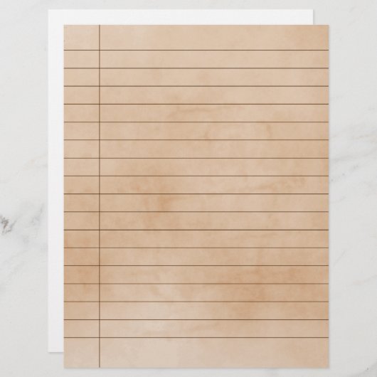 エイジングエフェクトヴィンテージルールド紙 (正面/裏面)