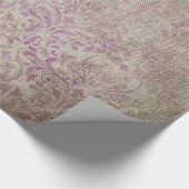 エイジングダマスクのテクスチャ ラッピングペーパー (角)