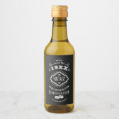 エイジングトゥパーフェクトヴィンテージエレガントな誕生日パーティー ワインラベル (正面)