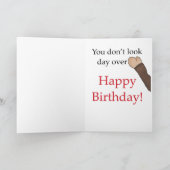 エイジングモンキー誕生日カード シーズンカード (内部)