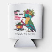 エイジングライクソウルフードハミングバードクーラーボックス 缶クーラー (正面)