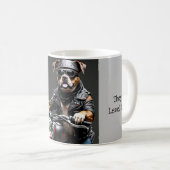 エイジング気持ちマグ付きバイクのビッグドッグ コーヒーマグカップ (正面右)