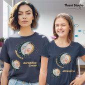 エイジヴィンテージシアルパジャマ誕生日海軍 Tシャツ