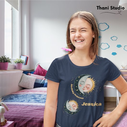 エイジヴィンテージシアルパジャマ誕生日海軍 Tシャツ