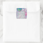 エイジー顔スクエアマグネット スクエアシール (バッグ)