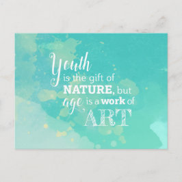 エイジ感動的ングの引用文、見積 ポストカード