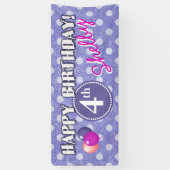 エイジ水玉模様誕生日1 横断幕 (縦)