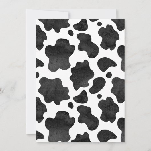 エイジ素朴ウッドウェスタンバースデーパーティー招待状 招待状 (裏面)