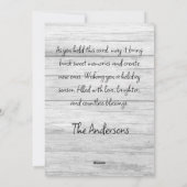 エイジ素朴ドバーンウッドクリスマスツリー写真 シーズンカード (裏面)