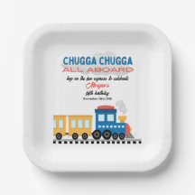 エイジ誕生日カラフル漫画列車