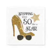 エイジ誕生日パーティスター金ゴールドグリッター