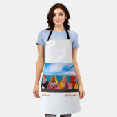 エイジ&グレースムラルエプロン エプロン (着用した状態)