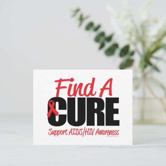 エイズとHIVが治癒する ポストカード (スタンド正面)