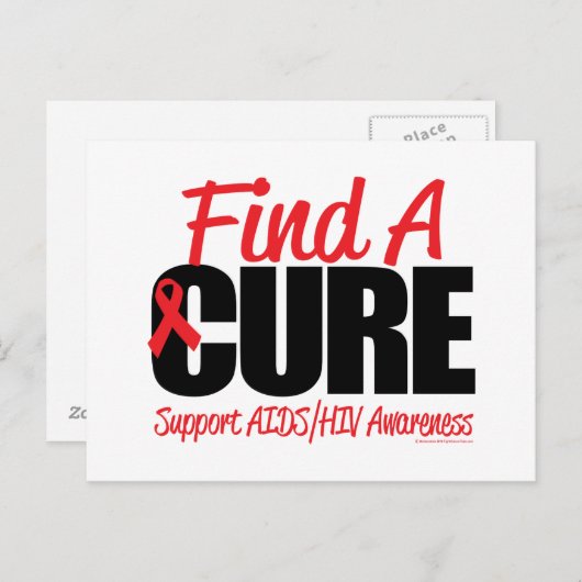 エイズとHIVが治癒する ポストカード (正面/裏面)