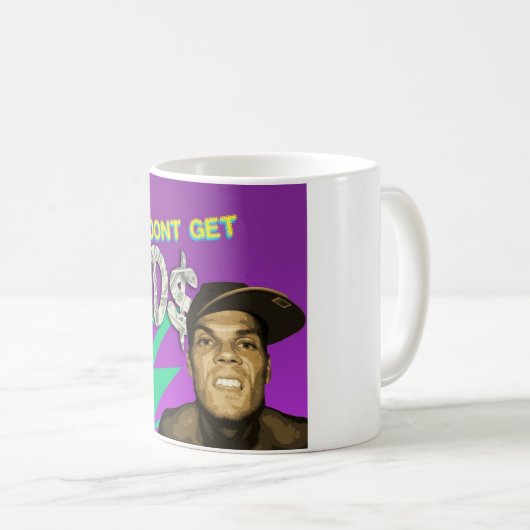 エイズのマグを得ないで下さい コーヒーマグカップ (正面右)