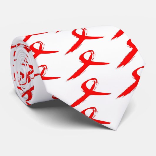 エイズのリボンのタイ ネクタイ (ロール)