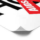 エイズ/HIVの希望 ポスター (角)