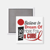 エイズ/HIV夢信じの希望 マグネット (正面/裏面)