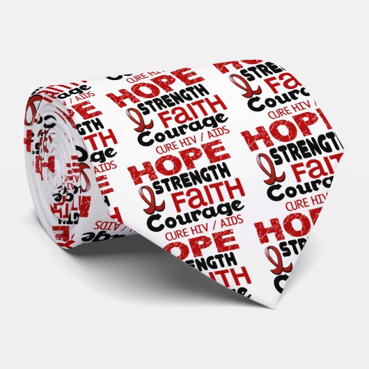 エイズHIVの希望3 ネクタイ (ロール)