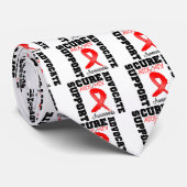 エイズHIVサポートが治癒を支持 ネクタイ (ロール)