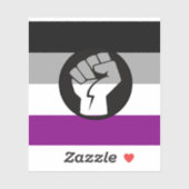 エイセクシャル抗議旗 シール (シート)