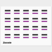 エイセクシャル フラグ オリジナル ラウンドシール (シート)