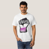 エイセクシャル・プライドの拳Tシャツ Tシャツ (正面フル)