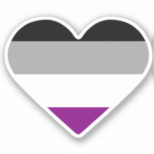 エイセクシャル プライド ハート シール