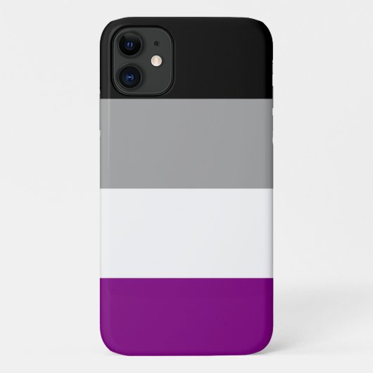エイセクシャル・プライド・フラグ Case-Mate iPhoneケース (裏面)