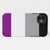 エイセクシャル・プライド・フラグ Case-Mate iPhoneケース (裏面(横))
