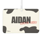 エイダンの「アンガスビーフ」トレンディー空気清浄機 カーエアーフレッシュナー (裏面)