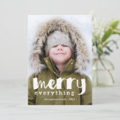 エイチメリーングワンフォトホリデーフォトカード シーズンカード (スタンド正面)