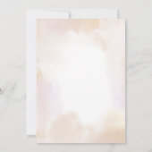 エイティ ミニマル 80歳の誕生日パーティー 水彩 招待状 (裏面)