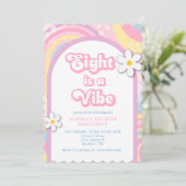 エイトはビビ Groovyレトロガール パステルカラー 招待状 (スタンド正面)