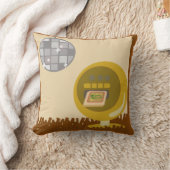 エイトトラックディスコインスパイアレトロアート クッション (ブランケット)